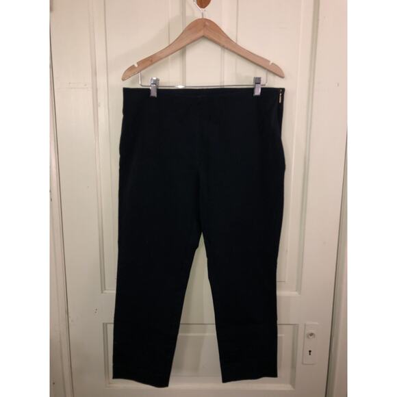 Lauren Ralph Lauren Black Label Pull On Trouser Pants Navy Size 14 - Picture 1 of 10